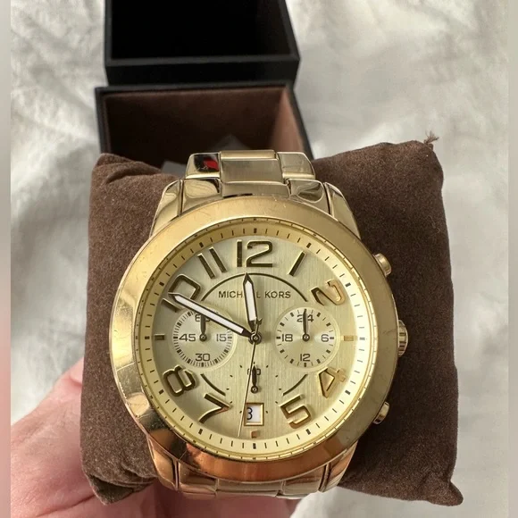 Michael Kors | Accessories | Michael Kors Gold Chronograph  display picture 1